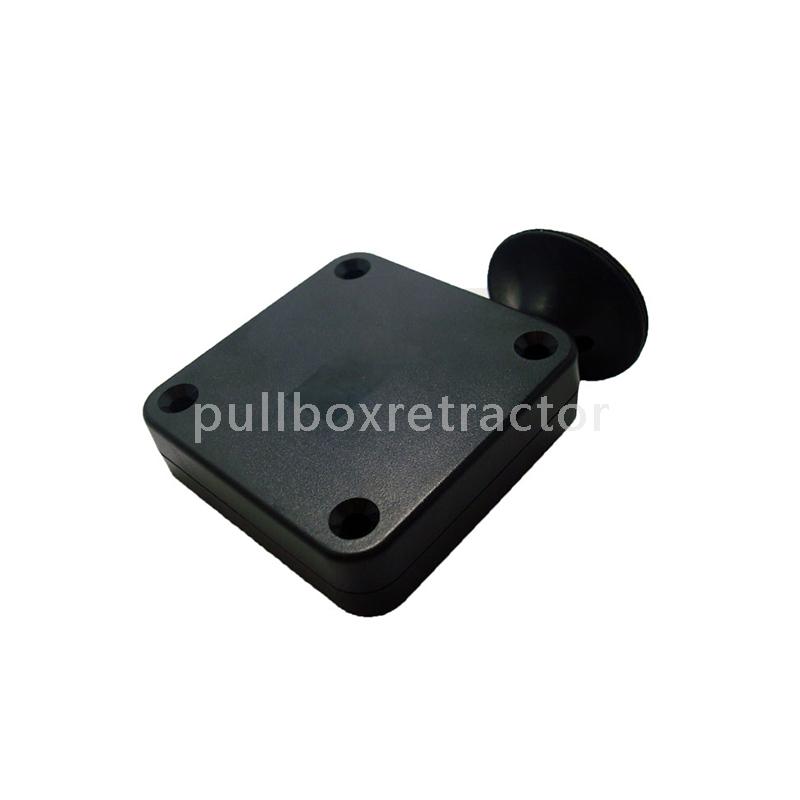 Retractable DIA38mm Anti Theft Pull Box W Circular Sticky Flexible ABS Plate