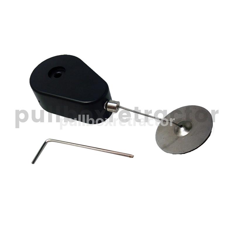 Teardrop Pullbox Anti Theft Tether with Adhesive Metal Plate Endfitting