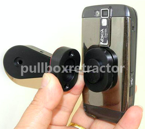 Retractable Pull Box Recoiler for Cellular Phone Retail Display