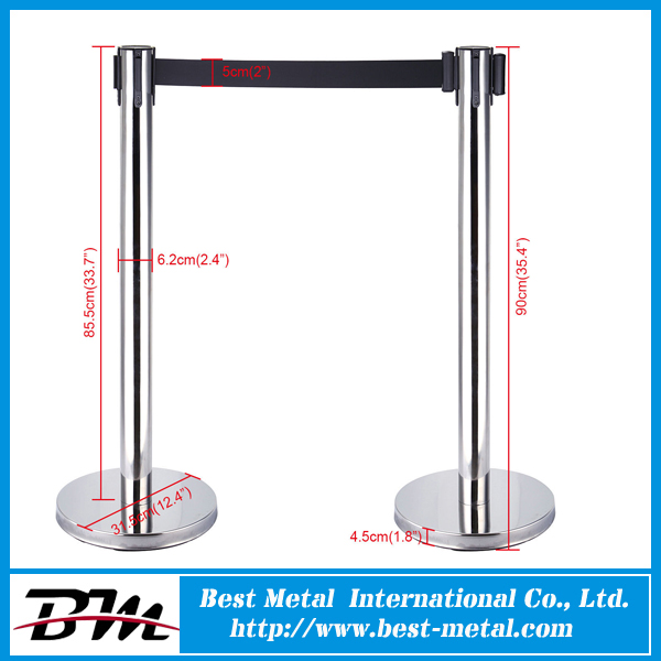 crowd control barrier stanchions