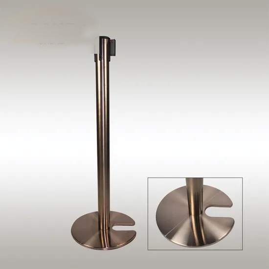 Traust Indoor Outdoor Metal Crowd Control Barrier Stanchion Post Pole