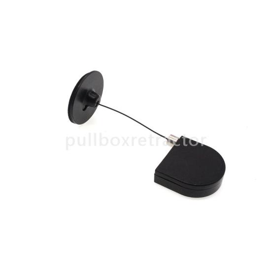 Plastic Anti-lost pull box recoiler with Rubber Round Viscous Plate End