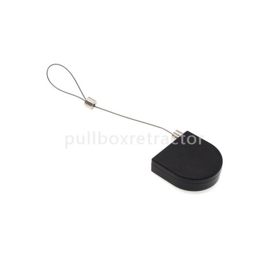 Retractable D Shaped Anti Theft Pull Box Recoiler For Jewelry Store