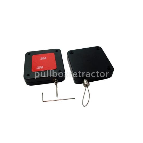 Retractable secured merchandise