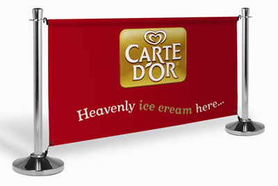 Windbreak  Cafe barrier