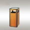 Outdoor Wooden Trashbin Recycling Trash Waste Bins2