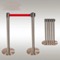 Traust Indoor Outdoor Metal Crowd Control Barrier Stanchion Post Pole2