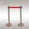 Traust Indoor Outdoor Metal Crowd Control Barrier Stanchion Post Pole3