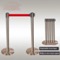 Traust Indoor Outdoor Metal Crowd Control Barrier Stanchion Post Pole4