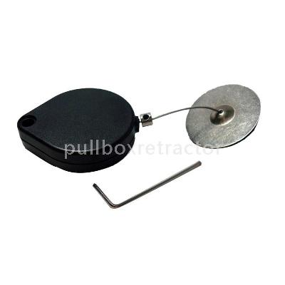 ABS Plastic Box Retractable Security Tether With 3M Glue
