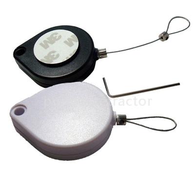Extending Cable Anti Theft Pull Box , Retractable Security Tether For Bracelets