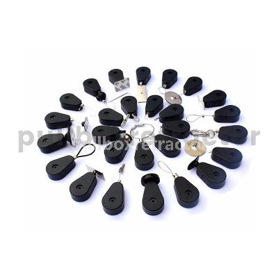 Retail Stores ABS Desktop Counter Pull Box Recoiler Security Anti Theft Retractable