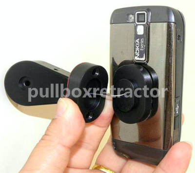 Retractable Pull Box Recoiler for Cellular Phone Retail Display