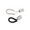 25cm-120cm Retractable Spring Cable Pull Box Holder for Dummy Phone4